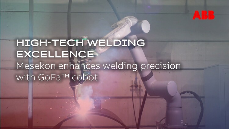 Boosting Welding Precision and Efficiency with ABB’s GoFa Cobot
Do you know that GoFa’s advanced torque sensors and motion control technology makes it the perfect fit for complex welding operations? 

Oy, a Finnish welding manufacturer, has taken their operations to the next level with ABB’s GoFa™ collaborative robot, thanks to the advanced precision and flexibility provided by GoFa, the welding expert is now able to perform complex welds resulting in a forty percent boost in productivity.

A special thank you to our OEM partnerfor making this application possible! Together, we’re pushing the boundaries of welding technology.

Check out the full case story to learn how ABB GoFa cobots are revolutionizing collaborative welding tasks.


…more