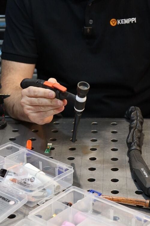 When you spend long hours under the hood, the torch in your hand becomes more than just a tool – it’s part of you.

About 10 months ago, I started working with theFlexlite TX TIG torches, both air and water-cooled versions. At first, I didn’t think much would change compared to what I was used to. But I quickly realized: this torch was different.

The first thing I noticed was the flexible end and cable. Being able to twist it around my arm and still feel completely comfortable made a huge difference – especially during longer sessions. It felt natural, like the torch was working with me instead of against me.

Then came the button modules. I love the fact that you can adapt the controls yourself in minutes – whether you need a simple start/stop, an extended button, or even up/down adjustment with either a button or a wheel. It gave me real freedom to match the setup to the job at hand.

And on the gas-cooled TX 165 GF, I found something I didn’t expect: a rotating head. Combined with the flex head, it opened up every possible angle I needed. That’s when I realized just how much thought had gone into the design.

For me, the Flexlite TX series brings together comfort, flexibility, and clever design – all the things that matter when you’re focused on creating quality welds.

Big respect to Kemppi for building a torch that truly understands the welder’s point of view.

…more