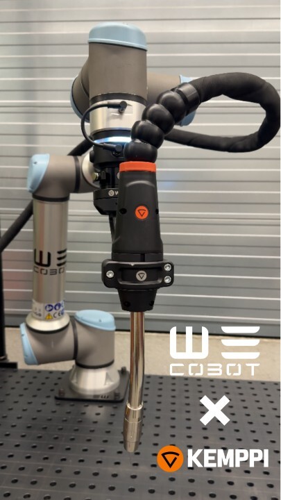𝗞𝗲𝗺𝗽𝗽𝗶 𝗰𝗼𝗯𝗼𝘁 𝘁𝗼𝗿𝗰𝗵

The Kemppi Group Oy Flexlite GXe-C welding torch is specifically designed for automated welding with a collaborative robot. Thanks to its well-thought-out design and smart features, this torch is perfectly tailored to the welder’s practical needs and works seamlessly with our intelligent ONE software.

Questions about this new cobot torch? Contact our sales colleagues

…more