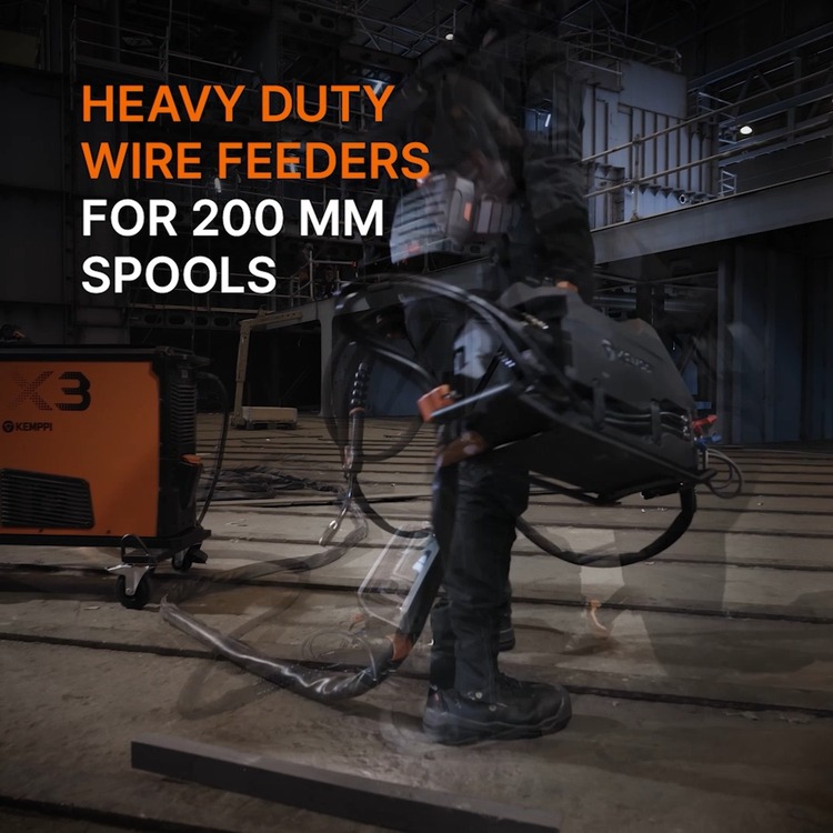 New Heavy-Duty Wire Feeders from Kemppi! ✨

Small in size yet incredibly strong, the new HD200 wire feeders use 200mm spools and thrive even under harsh shipyard conditions. One new version for X3 and three for X5. 

Their compact, lightweight design ensures easy handling and access to confined spaces.  Long cables provide flexibility in even the most difficult-to-reach locations.

Highlights:
• Tough, dual-wall molded housing built to withstand impact and wear
• Reliable 4x4 wire feed system for smooth and accurate performance
• Shielded control surfaces and protected display covers
• Quick-access cable connections and extended reach for flexibility
• Gas flow regulation valve as standard, also rotameter versions available

To read more about X5 Wire Feeder HD200 APC, go here: https://www.kemppi.com/en/products/x5-wire-feeder-hd200-apc?utm_campaign=organic&utm_source=facebook&utm_medium=post

#Kemppi #KemppiWelding #HD200 #WireFeeder #HeavyDuty #MIGMAGWelding #MIGWelding