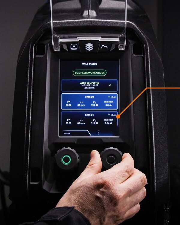 X5 FastMig and Master M 358 now come with a built-in connection to the WeldEye Quality Management solution. 
Thanks to the latest firmware update, you can use WeldEye software with X5 FastMig and Master M 358 without requiring additional devices, ensuring that all your welding data is automatically saved to the cloud in real-time. And that’s not all. With the WeldEye Quality Management solution, welders can now manage work orders and receive instant feedback directly on their machine display.
This update simplifies your workflow, improves traceability, and boosts productivity!
👉 Update your machine today and experience connected welding at its best: https://bit.ly/3Junqxg 
#Kemppi #WeldEye #X5FastMig #MasterM #WeldingManagementSoftware #WeldingQualityManagement #KemppiWelding #WeldingData