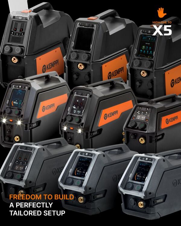 High five to X5 ✋ for power and performance
The X5 FastMig is built to deliver professional-grade performance in every environment. X5 combines efficiency, durability, and perfect arc control every single time.
Five reasons to give a high five to X5:
1️⃣ All processes in one machine: Synergic and Pulse MIG/MAG, TIG, MMA, and gouging.
2️⃣ Freedom to build a perfectly tailored setup.
3️⃣ Solution to fit all environments: shipyards, construction sites & industrial production lines.
4️⃣ Easy to set up and switch between processes.
5️⃣ Designed, tested and manufactured in Finland.
Give a high five to X5 in the comments section! ✋
…more