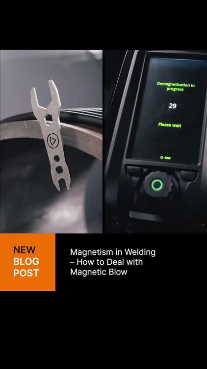 The Master T TIG AC/DC makes eliminating magnetism easy ✨🧲 Its built-in automatic DeMagnetization function removes residual magnetism from steel parts in about 30 seconds.  Simply follow the on-screen instructions and click START.

In Kemppi’s new blog post, Technology Manager Jani Kumpulainen explains why magnetism can cause magnetic blow, pushing the arc off the joint and creating instability and spatter. Want to understand the full process and why it matters?

Read the blog via the link in bio.

#Kemppi #KemppiWelding #Magnetism #Welding #MasterT #TIGWelding #ACDCTIG
