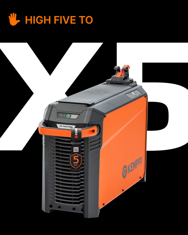 High Five to X5 ✋  for 5-Year Warranty 💎​

The X5 FastMig is engineered for strength, reliability, and long-term performance. It is so powerful that we back it up with a 5-year global warranty.​

Every power source includes a 2-year standard warranty. By registering the machine in My Fleet within two months, you can unlock an additional 3 years. That’s a total of 5 years of coverage!​
​
Give a high five in the comments for a 5-year guarantee! ✋

#High5ToX5 #X5FastMig #Kemppi #5YearWarranty #KemppiWelding