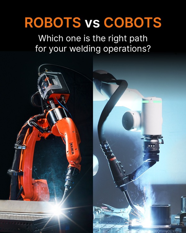 Robots vs Cobots
Which one is the right path for your welding operations?
“Should we automate?” isn’t the question. It’s how you automate without losing quality, flexibility or uptime, and attract more young welders in business
Don’t start with hardware. Start with arc-on time. Most manual shops run 20–30% arc-on time once non-welding work is counted. What steals it? Handling, fit-up, repositioning, changeovers, finishing work such as grinding. With cobots, for instance, weld quality and appearance are highly consistent so the seams need little to no post-weld finishing.
Robots dominate when joints are repeatable, fixturing is rigid and runs are long. Once the weld path is taught and proven, you get cycle-time control, scalable output and typically 60–80% arc-on time, while small series can be slower to ramp up due to programming and trial-weld time.
Cobots win the flexibility range which entails high-mix work + frequent changeovers → redeploy fast without rebuilding the whole cell. A simple way to lift arc-on time with cobots is the two-fixture flow. Prep Part B while the cobot welds Part A and achieve 70%+ arc-on time in many setups.
Let's face it: skilled welders are not easily available.
Cobots help because they: handle basic, repeatable welding with consistent quality
Give newcomers a modern path: operator → cobot operator → welding/automation specialist
So the real question is, what’s your #1 goal right now?
1) Throughput/scale
2) Flexibility/changeovers
3) Quality consistency
4) Workforce availability
#Kemppi #KemppiWelding #CobotWelding #RobotWelding