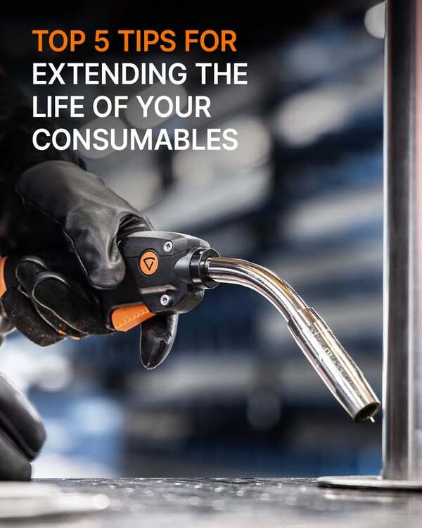 Five practical tips to extend the lifetime of your torch consumables:

1️⃣ Arc ignition matters
Keep the correct distance during ignition. If the arc hits the contact tip or the wire stick-out is too short the tip can be damaged. An extended gas nozzle can help protect it.

2️⃣ Optimize welding termination
Too long post-current time can damage the hot contact tip. Adjust it to leave a slightly longer wire stick-out after welding.

3️⃣ Tighten properly
Both the contact tip and gas nozzle must be securely tightened to the torch. Use a tool to tighten the contact tip (approx. 5 Nm) to ensure proper current transfer and effective heat dissipation. Make sure the gas nozzle is firmly secured so heat can transfer away from the nozzle and tip. Loose consumables overheat, soften, and lose performance.

4️⃣ Control spatters
Spatter buildup can block wire feeding, gas flow and destroy the tip. Reduce spatter by optimizing parameters, using pulse MIG/MAG, or selecting processes like Kemppi WiseSteel.

5️⃣ Ensure smooth wire feed
Resistance in the wire conduit can cause slipping, tangling, or inconsistent feeding, putting the contact tip at risk. Keep the wire path clean with pressurized air when changing the wire coil.

#Kemppi #KemppiWelding #WeldingTips #KemppiConsumables #WeldingConsumables #IncreasingConsumablesLifetime