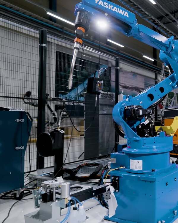 Why choose the AX MIG Welder for robotic welding? 🤖⚡

The AX MIG Welder is built for automated, 24/7 production where consistent weld quality, precision, and system reliability are essential. Its modular structure enables easy maintenance and seamless integration into a wide range of robotic welding solutions. The system combines process control, monitoring, and connectivity to support stable and repeatable robotic welding.

Key features:

Intuitive user interface
A web browser-based interface enables easy navigation, parameter adjustment, real-time weld monitoring, and access to Weld Assist and WeldEye tools from any device.

Touch Sense Ignition
Detects contact between the filler wire and the workpiece, allowing the robot to define accurate weld start and end points while minimizing spatter.

Through Arc Seam Tracking
Automatically corrects the welding path if deviations occur in the joint.

Gas Flow Measurement
Monitors shielding gas flow during welding and notifies the robot immediately if it drops below the set limit.

Collision Detection
Prevents the torch from hitting unwanted objects and requires a collision sensor mounted on the robot’s flange.

MAX and Wise processes
Optimize welding speed, heat input, and penetration for demanding robotic applications.

WeldEye
A cloud-based solution that enables global welding production control, traceability, and quality monitoring.

The modular system includes an X5 power source (400 A or 500 A) for synergic and pulse MIG/MAG welding of steel, stainless steel, and aluminum, an X5 Cooler with dynamic cooling, an R500 Wire Feeder with a four-wheel drive system, and a Robotic Connectivity Module with fieldbus, WeldEye, and web-based connectivity (LAN/WLAN), supported by the necessary interconnection cables and accessories.

#Kemppi #KemppiWelding #RoboticWelding #WeldingAutomation