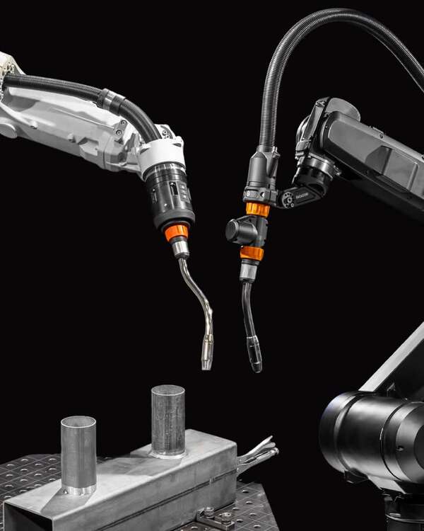 Why choose the GX-R System robot welding torch for your robot? 🤖
1️⃣ Simple integration
Plug-and-play compatibility brings Kemppi’s welding expertise directly into your robotic setup.
2️⃣ Maximum adaptability
Compatible with any robot and welding task. Multiple quick-change neck options and flexible configurations ensure the right fit for your application. Available neck angles (0°, 22°, 30°, 35°, 45°) and types (swan neck, changeable, double bend).
3️⃣ Full 360° collision protection
The X-R sensor collision protection helps safeguard your robot and reduce downtime.
4️⃣ Improved accuracy
The wire brake option stabilizes the filler wire during touch sensing, improving positioning accuracy and weld quality.
5️⃣ Designed for durability
Innovative openable cable protection enhances durability while making maintenance easier.
6️⃣ You can add an automated cutting and cleaning station to keep your torch primed, clean, and production-ready at all times.
Ready to upgrade your robot with GX-R?
👉 Read more: https://bit.ly/49gN17a
#Kemppi #RobotWelding #RobotTorches #WeldingAutomation #KemppiGXR #KemppiWelding