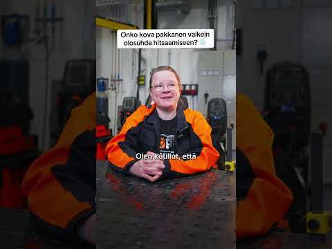 "Onko pakkanen pahin olosuhde hitsaamiselle vai voittaako joku muu olosuhde tämän kisan?❄️ #Kemppi #KemppiSuomi ...