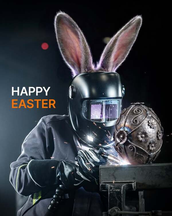 Some hunt for eggs. We weld them. 🐰⚡
Happy Easter from all of us at Kemppi.