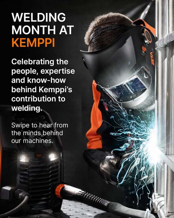 This Welding Month, we’re celebrating more than machines. We’re celebrating the minds behind them.

The ideas. The expertise. The customer support. The thinking that keeps improving the work long after launch.

Because Kemppi’s contribution to welding goes beyond the products.
It lives in the people who make it matter.

#WeldingMonth #Kemppi #Welding #Engineering #Innovation #BehindTheScenes